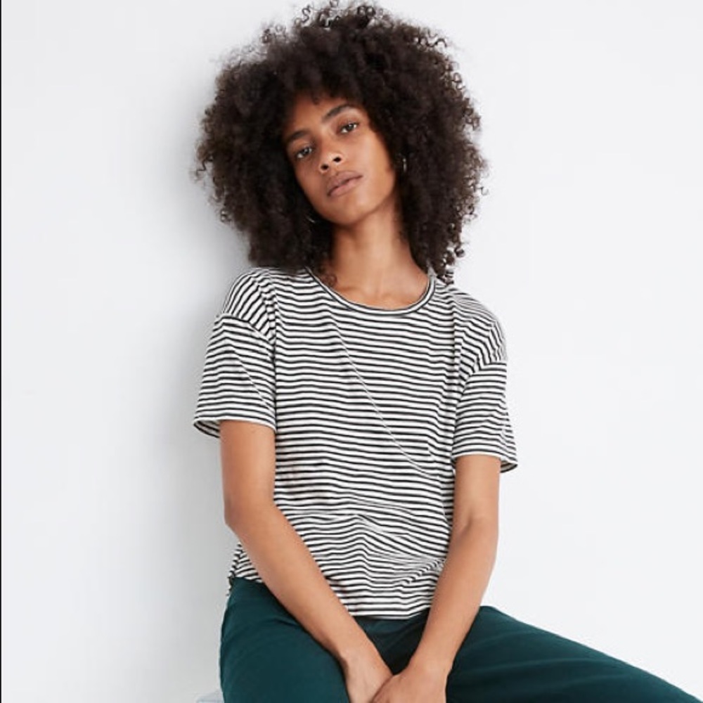 Madewell Whisper Cotton Stripe Tee